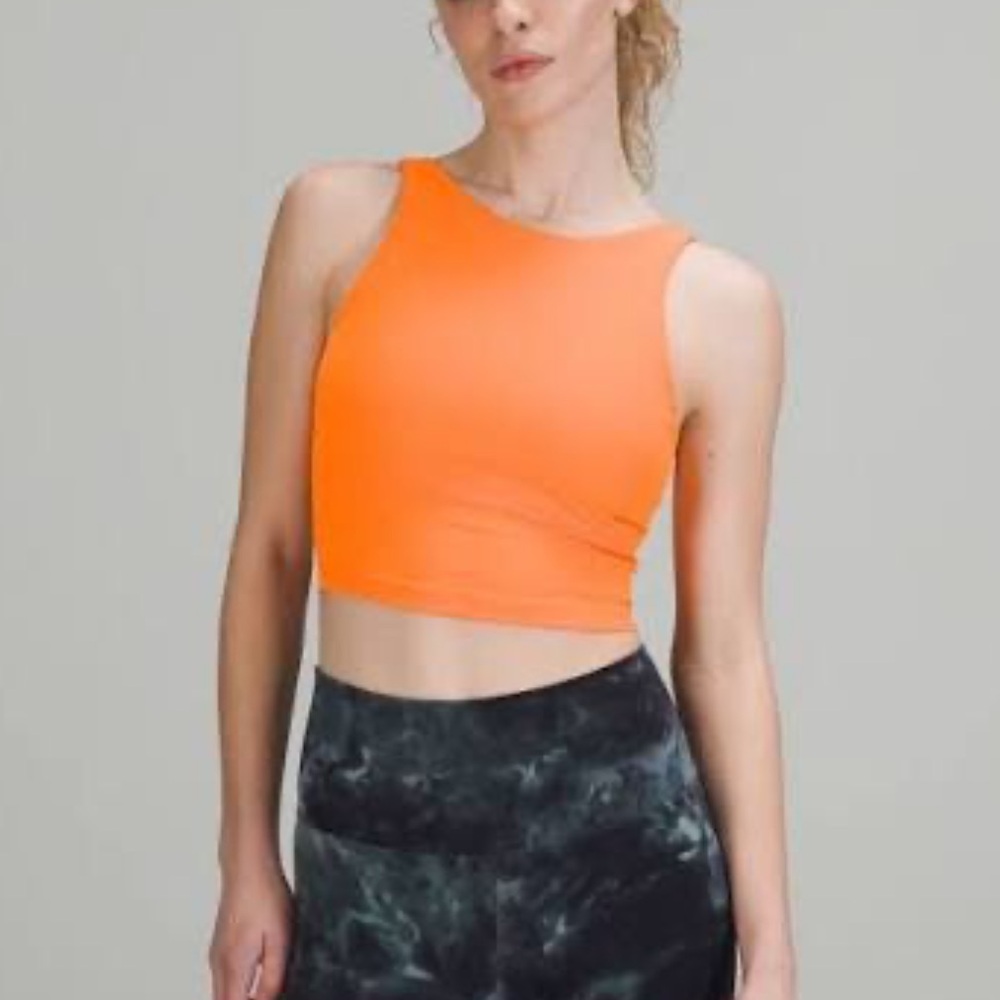 Lululemon align high neck tank - orange